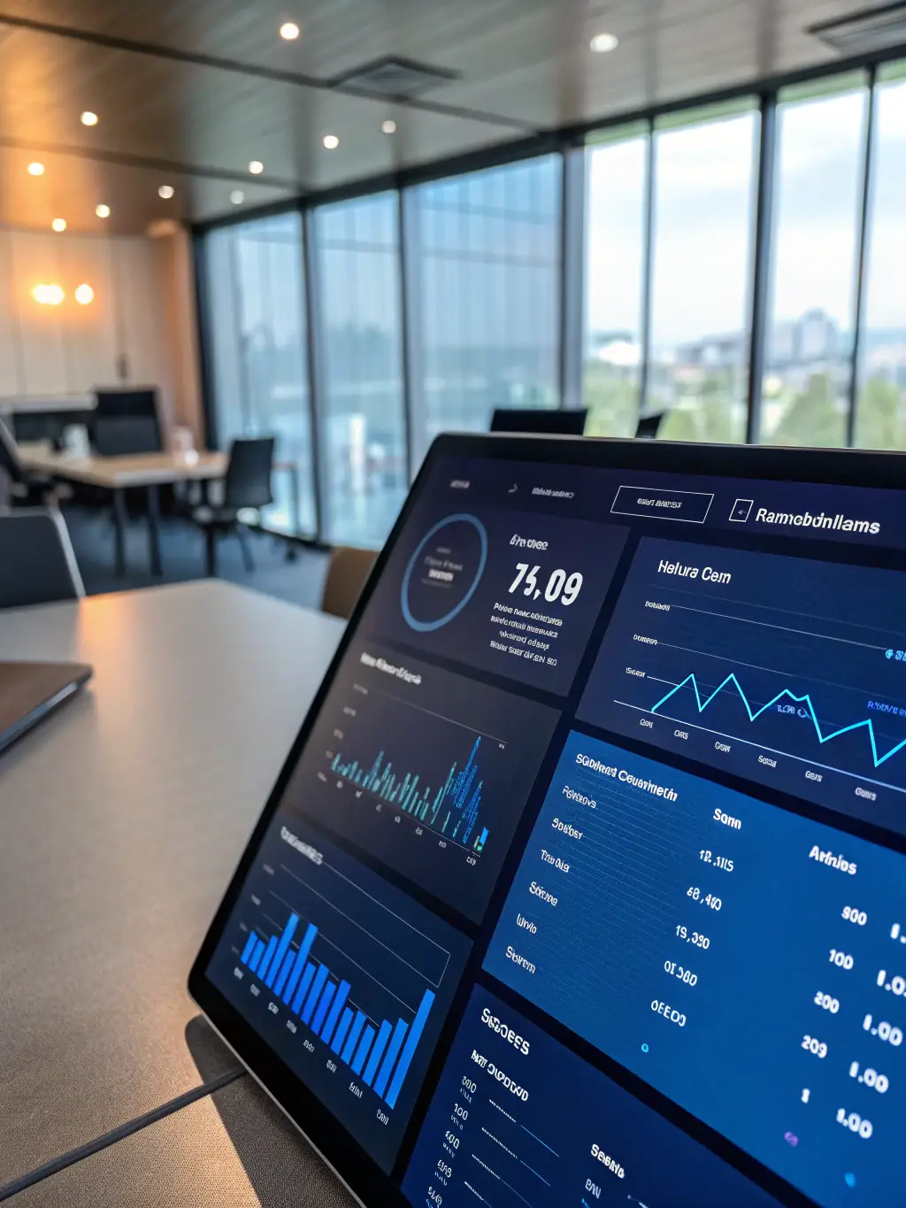 A visual representation of a financial fraud detection system, highlighting its ability to identify anomalies and prevent fraudulent activities.